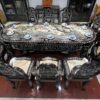 Bộ Bàn Ăn Bầu 10 Ghế Cẩn Xà Cừ Cao Cấp
